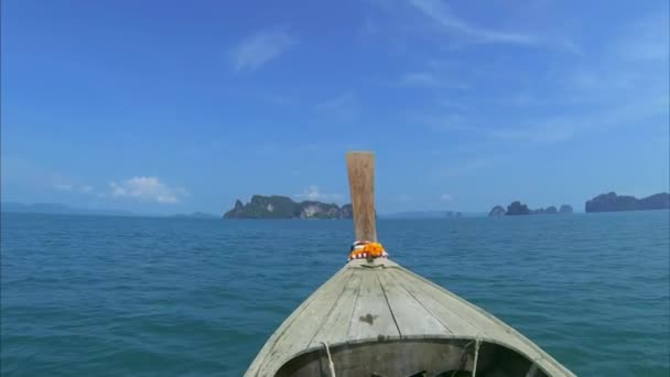 Таиланд тропический морской пейзаж . — стоковое видео
