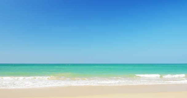 Orilla del mar en el soleado día de verano — Vídeos de Stock