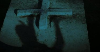 Ritüel ürkütücü dans gölgesi