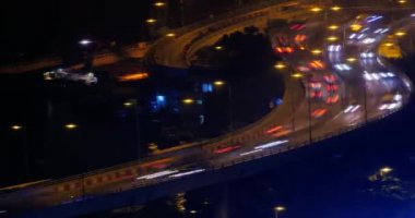 gece karayolu trafik hong Kong
