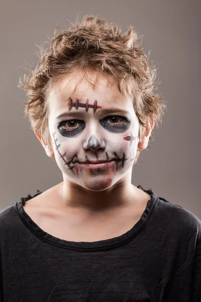 Skrikande walking dead zombie barn pojke — Stockfoto