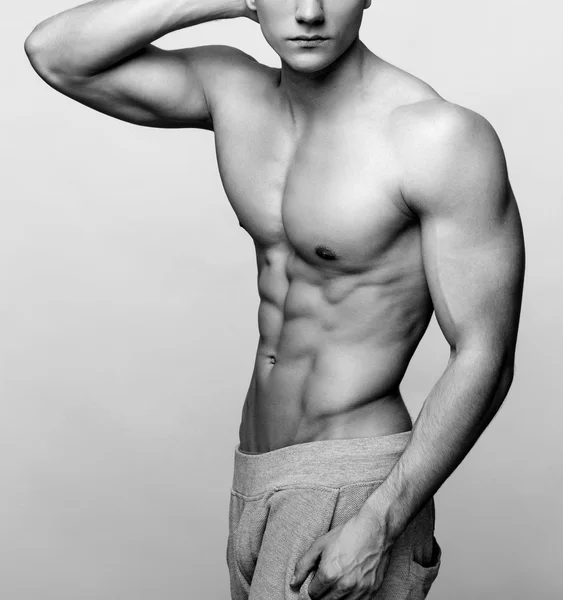 Handsome young mans torso — Stock Photo, Image