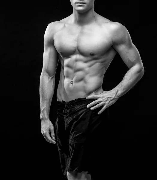 Handsome young mans torso — Stock Photo, Image