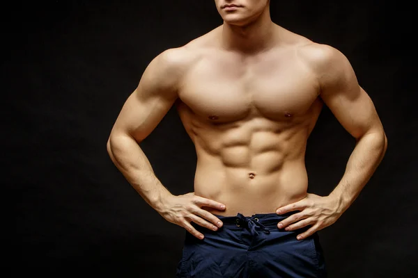 Stilig ung mans torso — Stockfoto