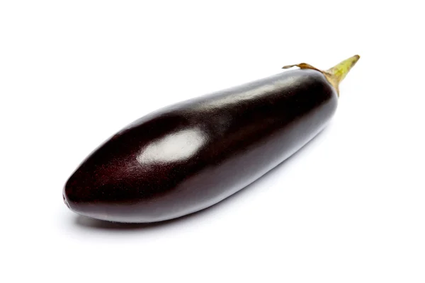 Aubergine isolée sur fond blanc — Photo