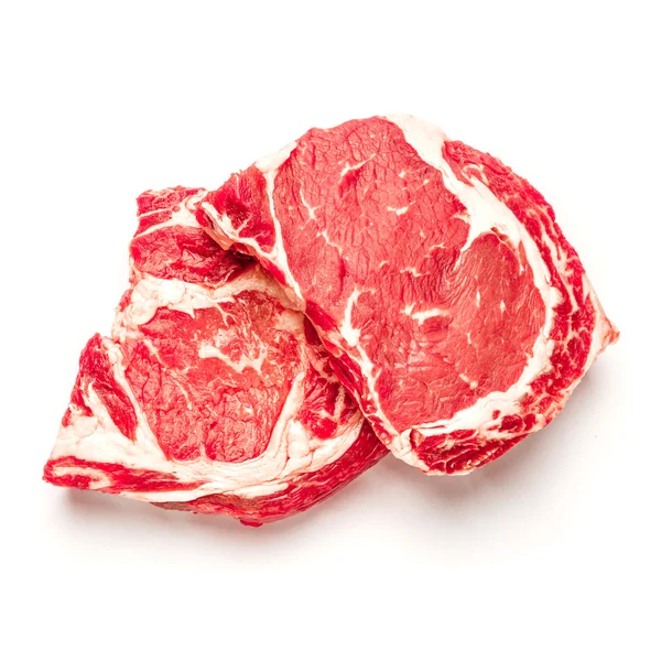 Niegotowane shin ekologicznej wołowiny — Zdjęcie stockowe