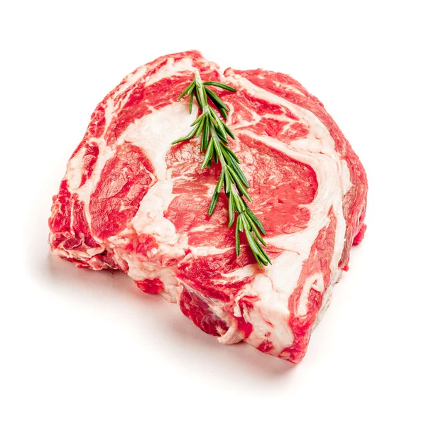 Ungekochtes Bio-Schienbein von Rindfleisch — Stockfoto