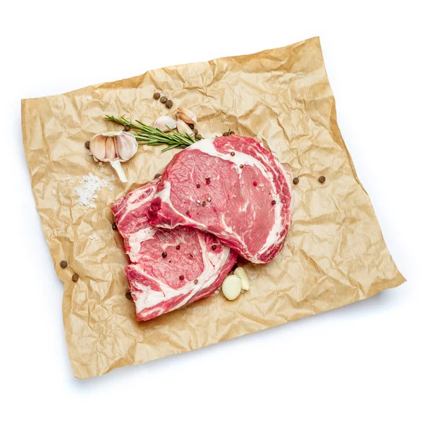 Sığır eti pişmemiş organik shin — Stok fotoğraf