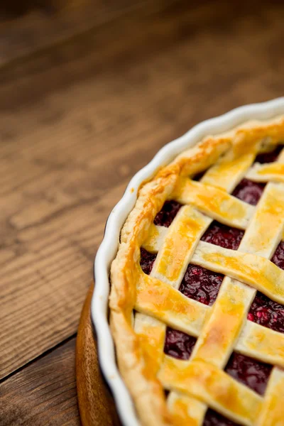 Tarte aux cerises maison — Photo