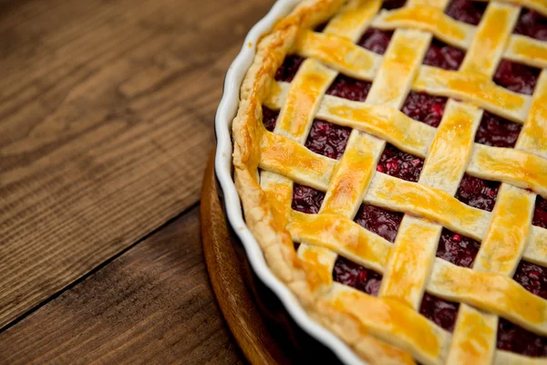 Tarte aux cerises maison — Photo