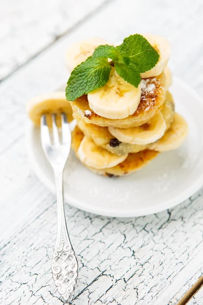 Délicieuses crêpes au fromage maison — Photo