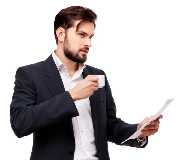 Retrato de hombre de negocios confiado — Foto de Stock