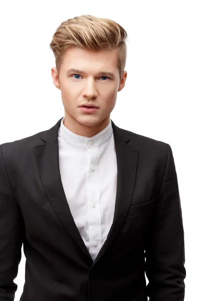 Retrato de un joven hombre de negocios guapo . — Foto de Stock