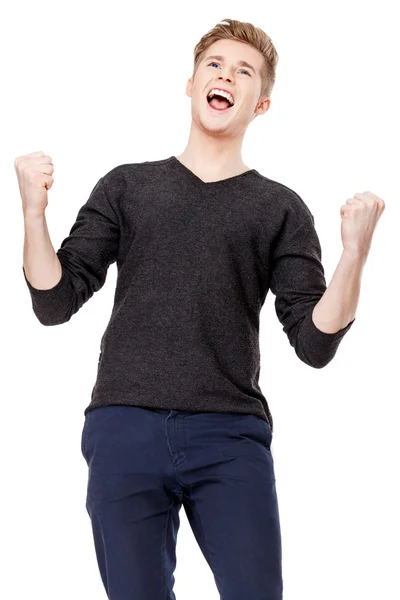 Portrait of young caucasian man — Stock Photo, Image