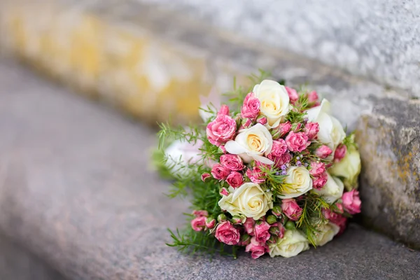 Closeup shot of beautiful wedding bouquet — Stock Photo, Image