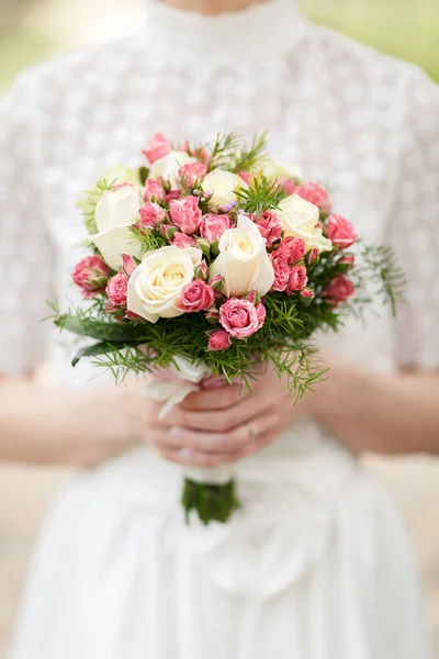 Closeup shot of beautiful wedding bouquet — Stock Photo, Image