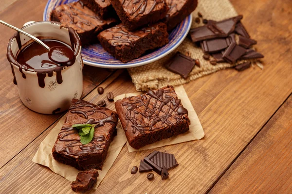 Πλάκα με νόστιμα μπισκότα σοκολάτας — Φωτογραφία Αρχείου
