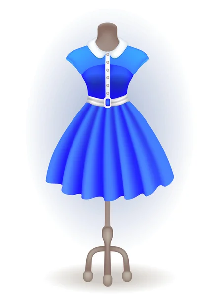 Modisches Kleid auf Schnuller — Stockvektor