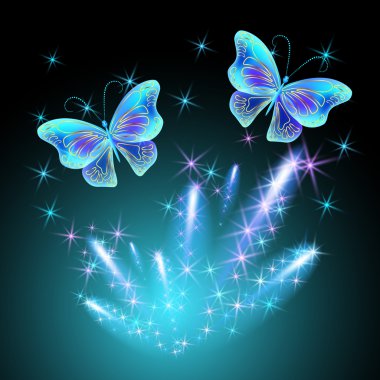 Kelebek ve parlayan Selam