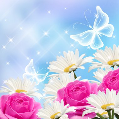 Çiçekler ve Kelebekler