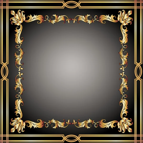 Vintage ornament frame — Stock Vector