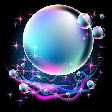 Neon duman ve muhteşem kabarcıklar