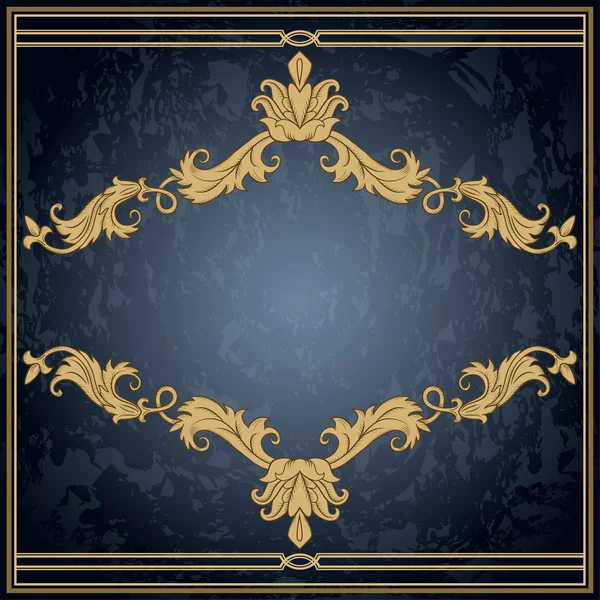 Vintage ornament frame — Stock Vector