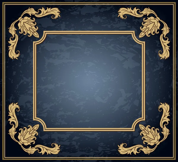 Vintage ornament frame — Stock Vector