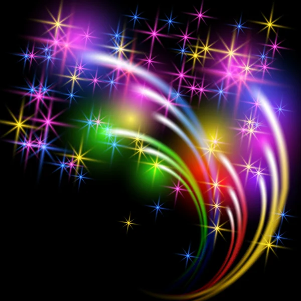 Selam ve havai fişek ile pırıltı yıldız