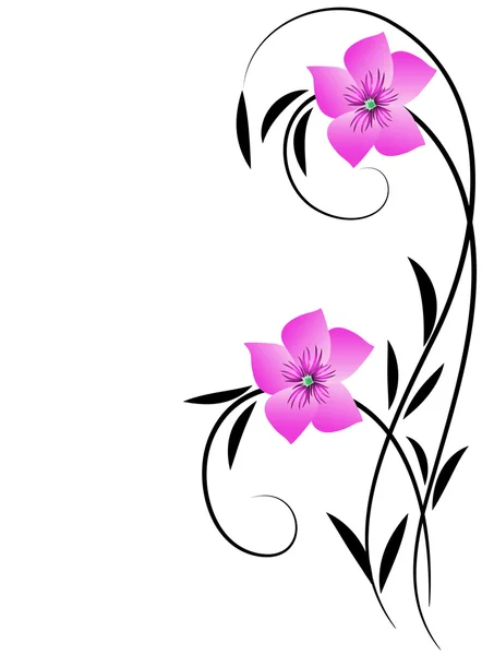 Ornement floral — Image vectorielle