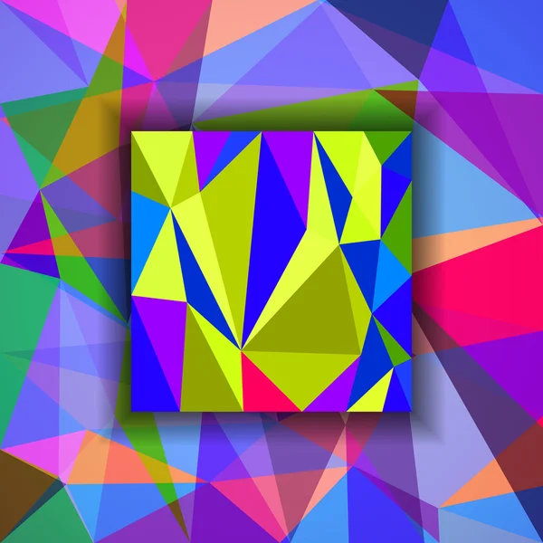 Fondo poligonal abstracto — Vector de stock