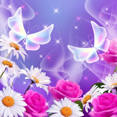 Çiçekler ve Kelebekler