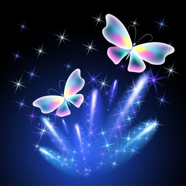 Kelebek ve parlayan Selam