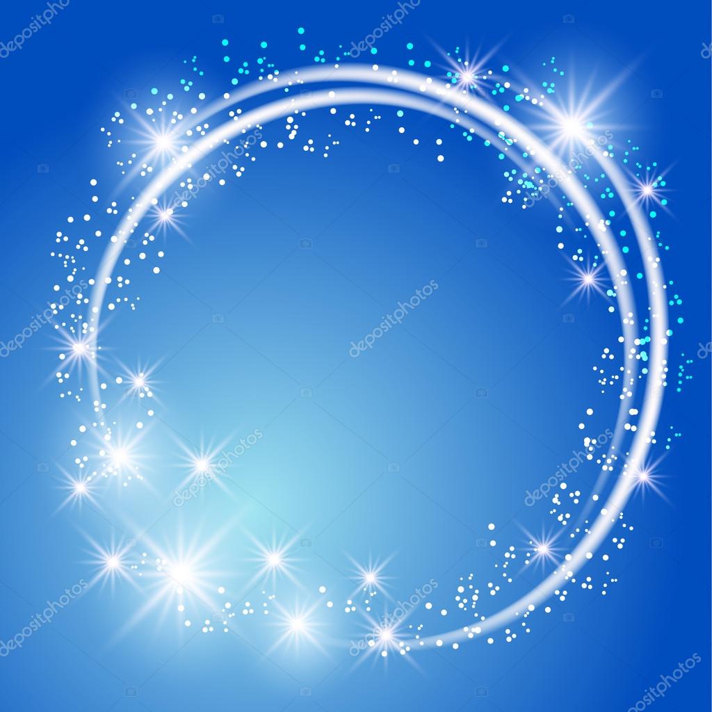 Glowing blue background with stars Stock Vector by ©Marisha 72967113, image size:1024x1024