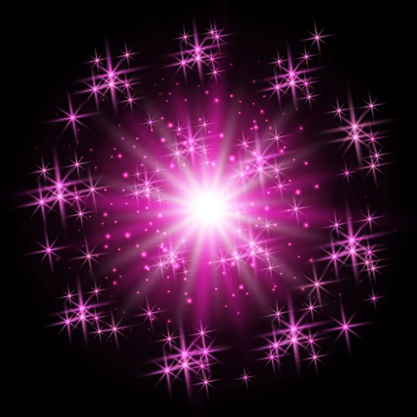 Flash supernova stars — Stock Vector