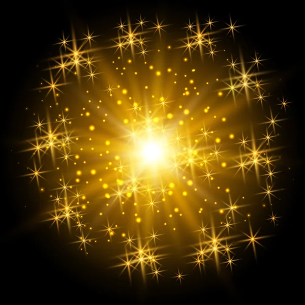 Flash hvězdy supernovy — Stockový vektor
