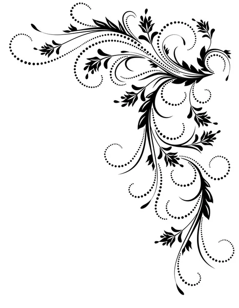 Decoratieve hoek ornament — Stockvector