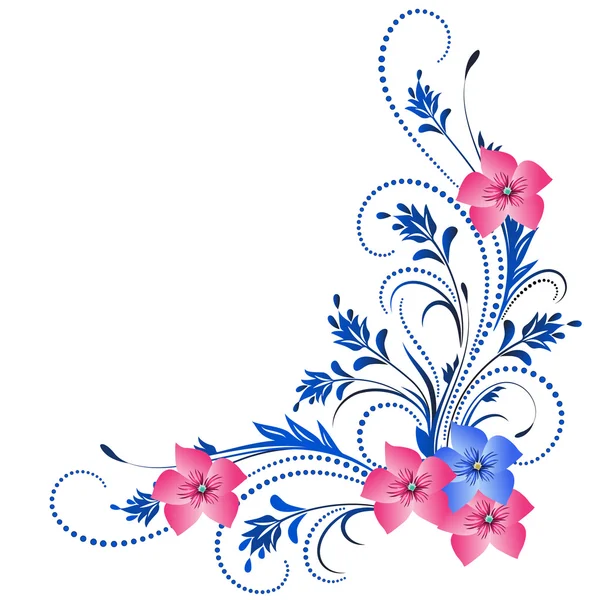 装飾花飾り — ストックベクタ