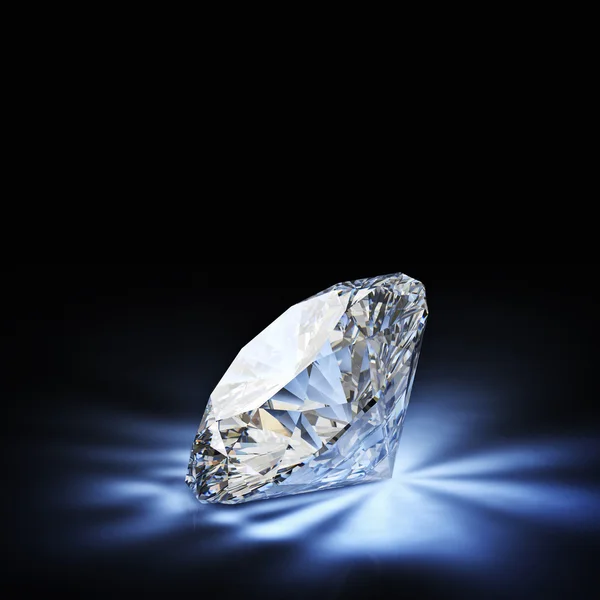 Klasszikus vágott gyémánt — Stock Fotó