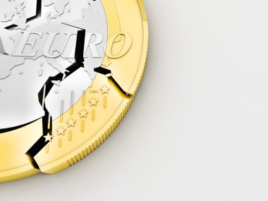 3D kırık euro