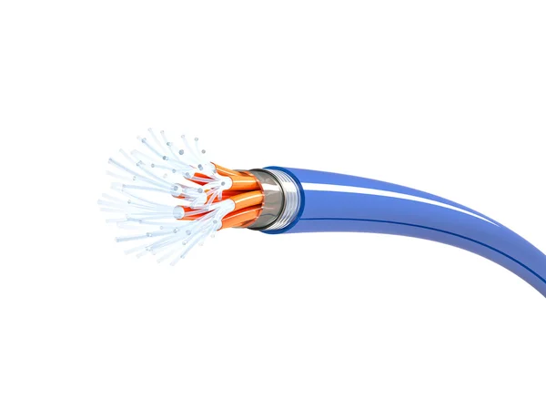 Optical 3d fiber — Stock Photo, Image