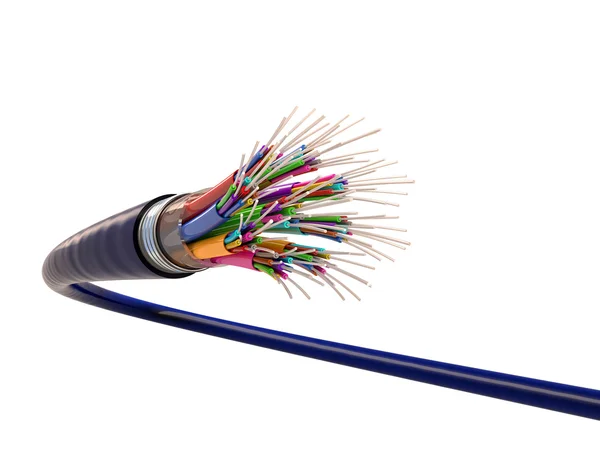 Optical 3d fiber — Stock Photo, Image