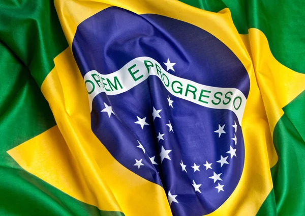 Brezilya bayrağı arka plan — Stok fotoğraf