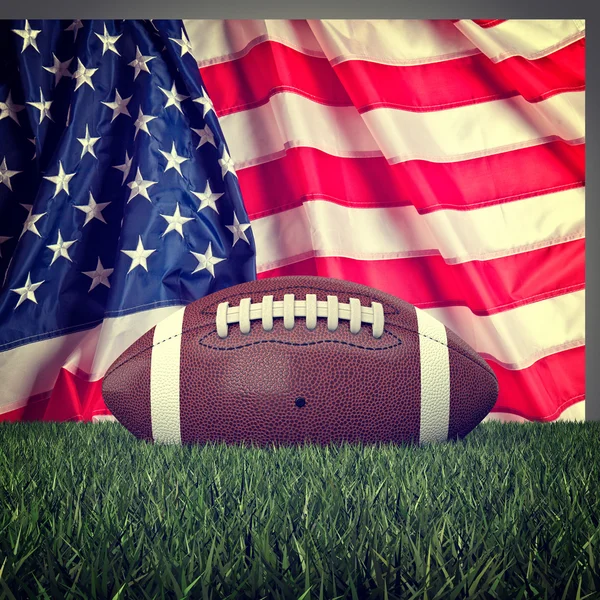 American football ball — Stock Photo, Image