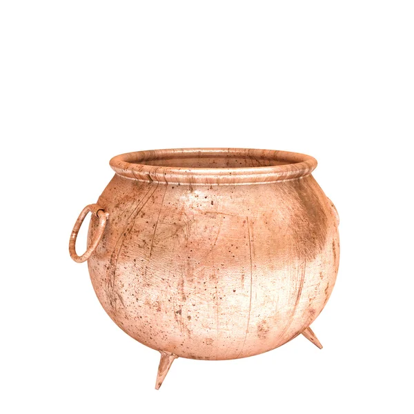 Olla de cobre 3d — Foto de Stock