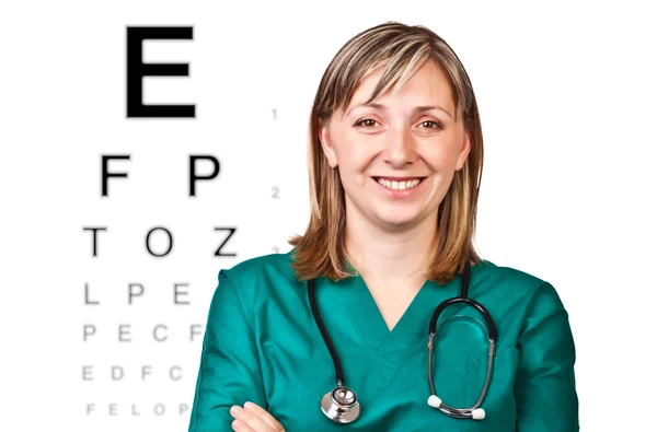 Porträt eines Augenoptikers — Stockfoto