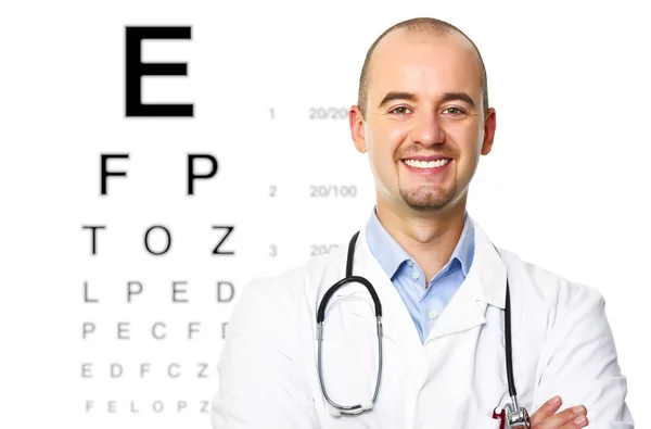 Portret van optometrist — Stockfoto