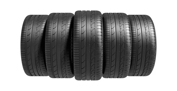 3d classic tyre — Stock Photo, Image