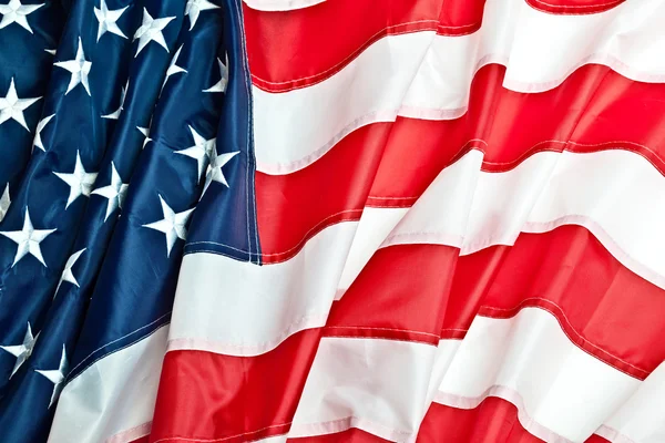 Prawdziwe flagę usa — Zdjęcie stockowe