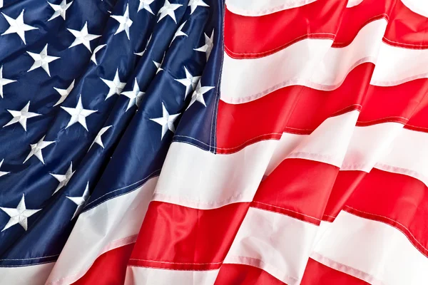 Prawdziwe flagę usa — Zdjęcie stockowe